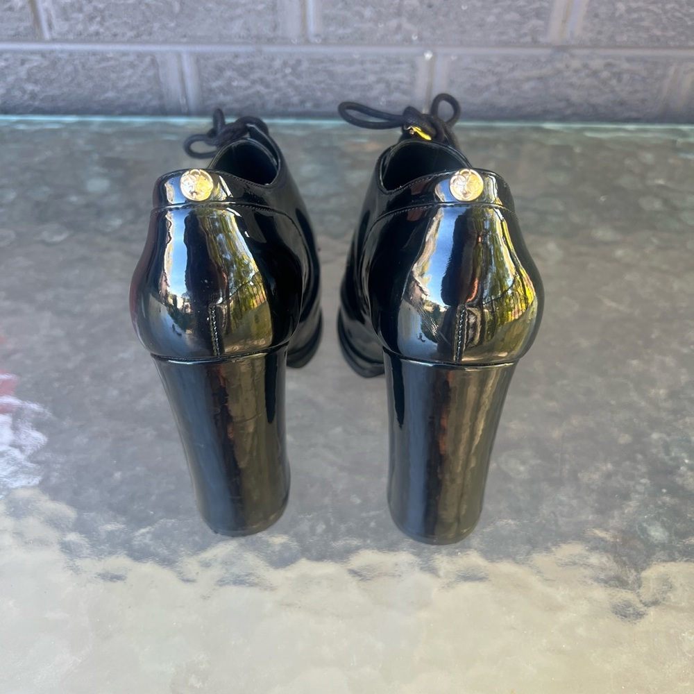 Guess Black Patent Leather Ankle Boots - Picture 3 of 8